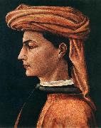 UCCELLO, Paolo Portrait of a Young Man wt china oil painting artist